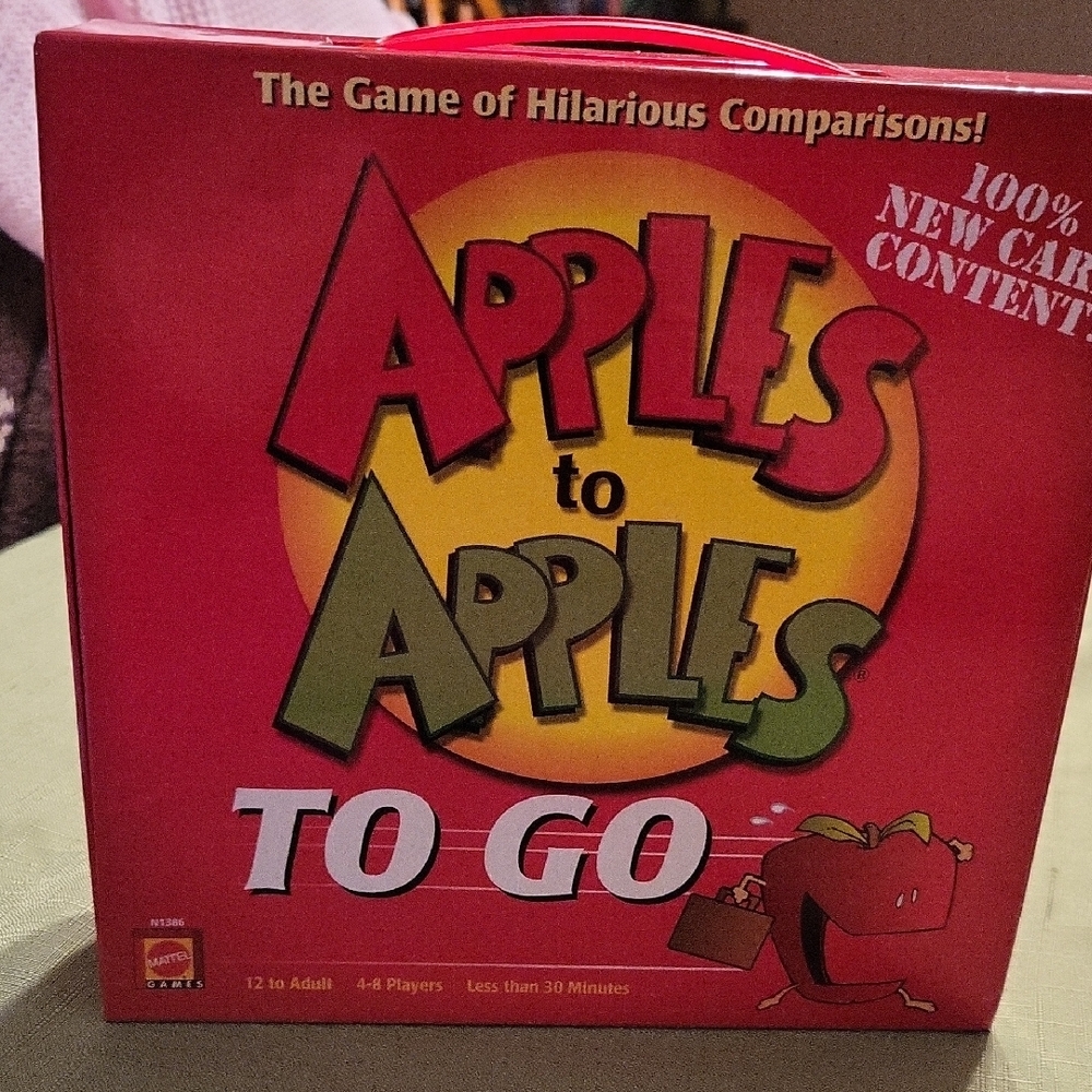 Mattel Apples to Apples To Go Card Game - Red